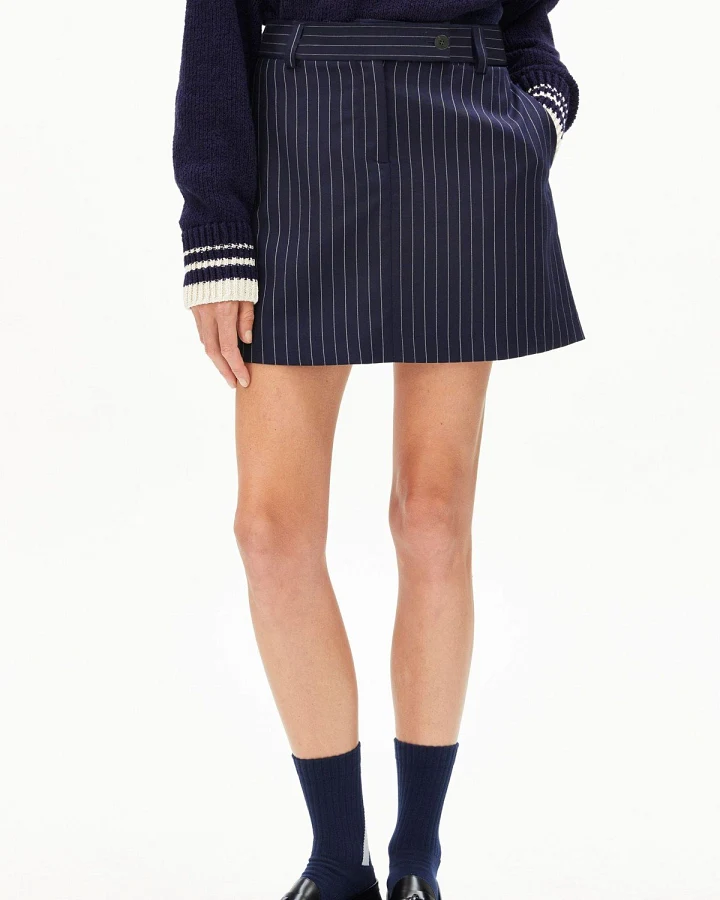 Rock Pinstripe Mini Blau