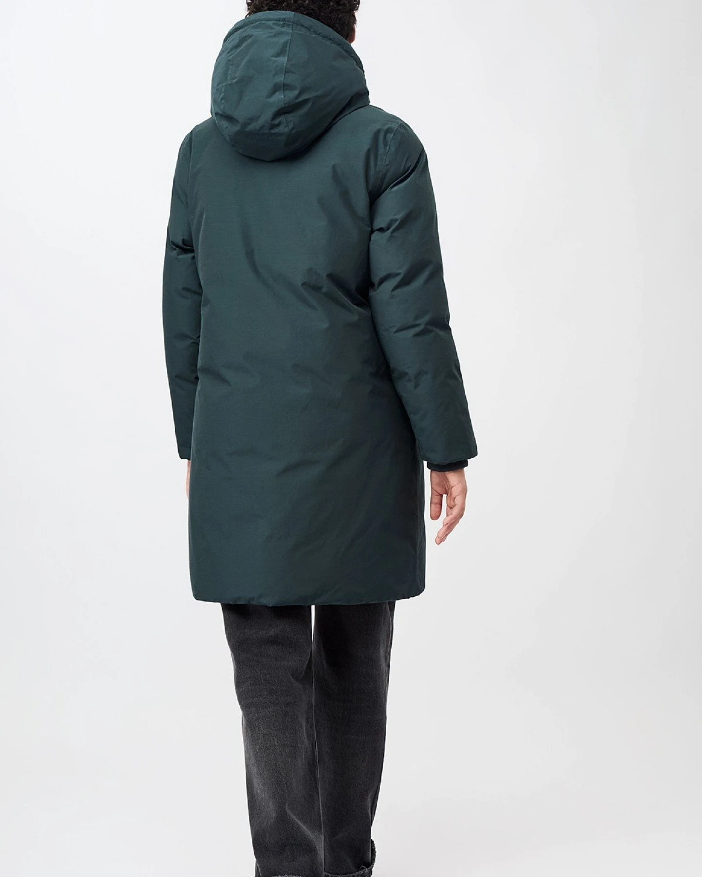 Jacke Lang Mit Kapuze – Ansicht 5