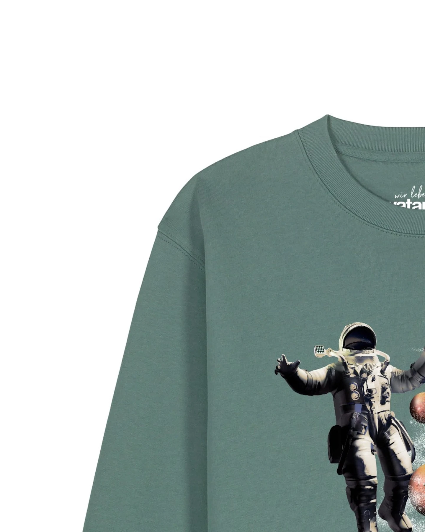 Watapparel Sweatshirt Weltraumreise – Ansicht 2