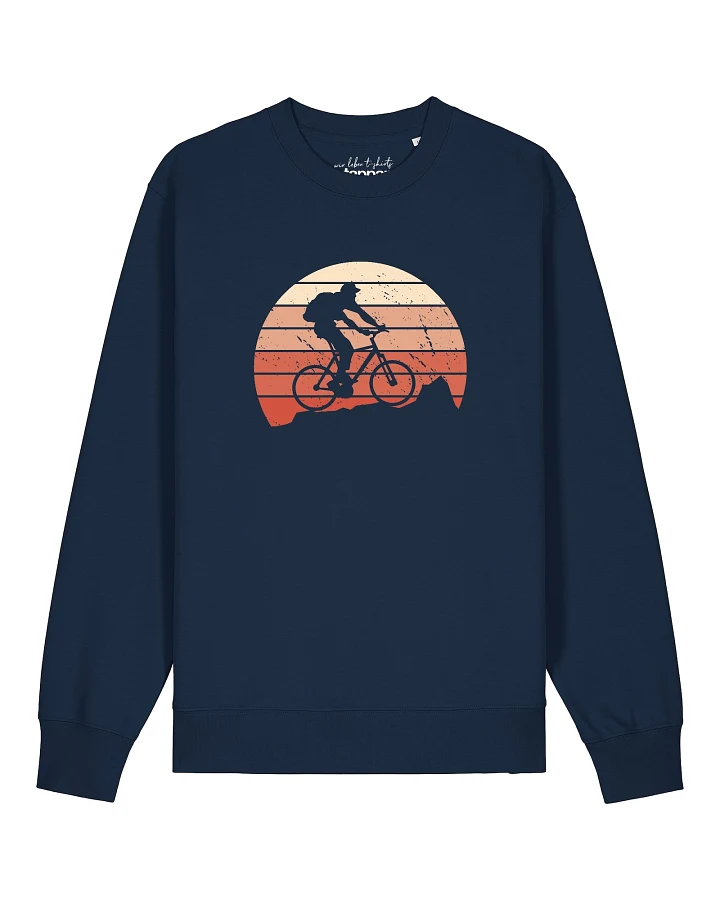 Watapparel Sweatshirt Mountainbike Silhouette