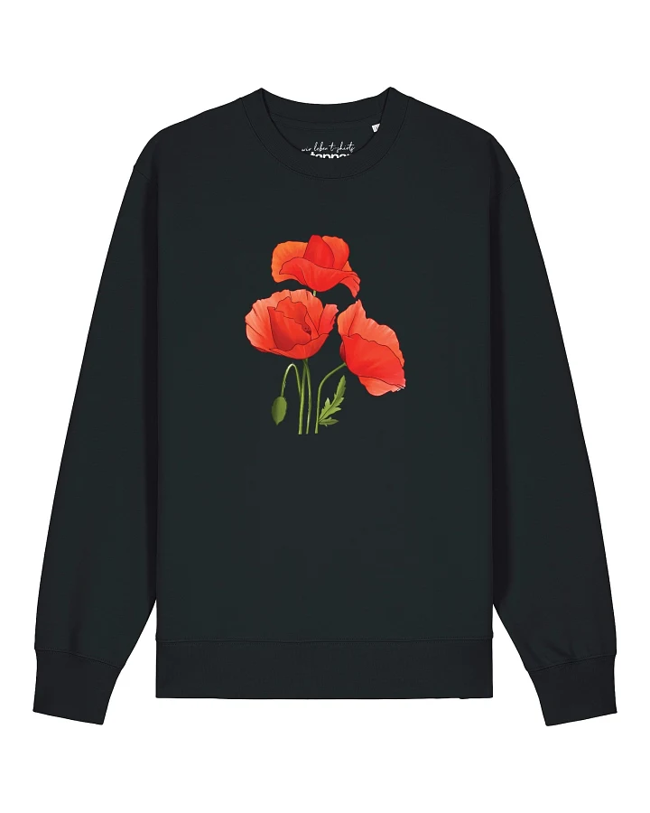 Watapparel Sweatshirt Poppy Flowers