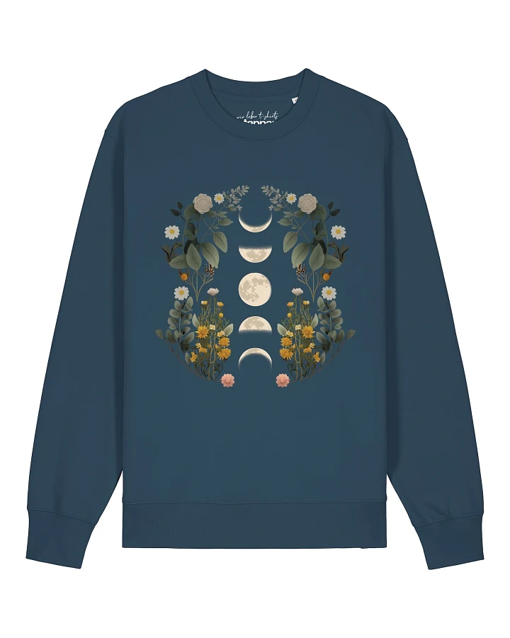 Watapparel Sweatshirt Moonphases & Flowers