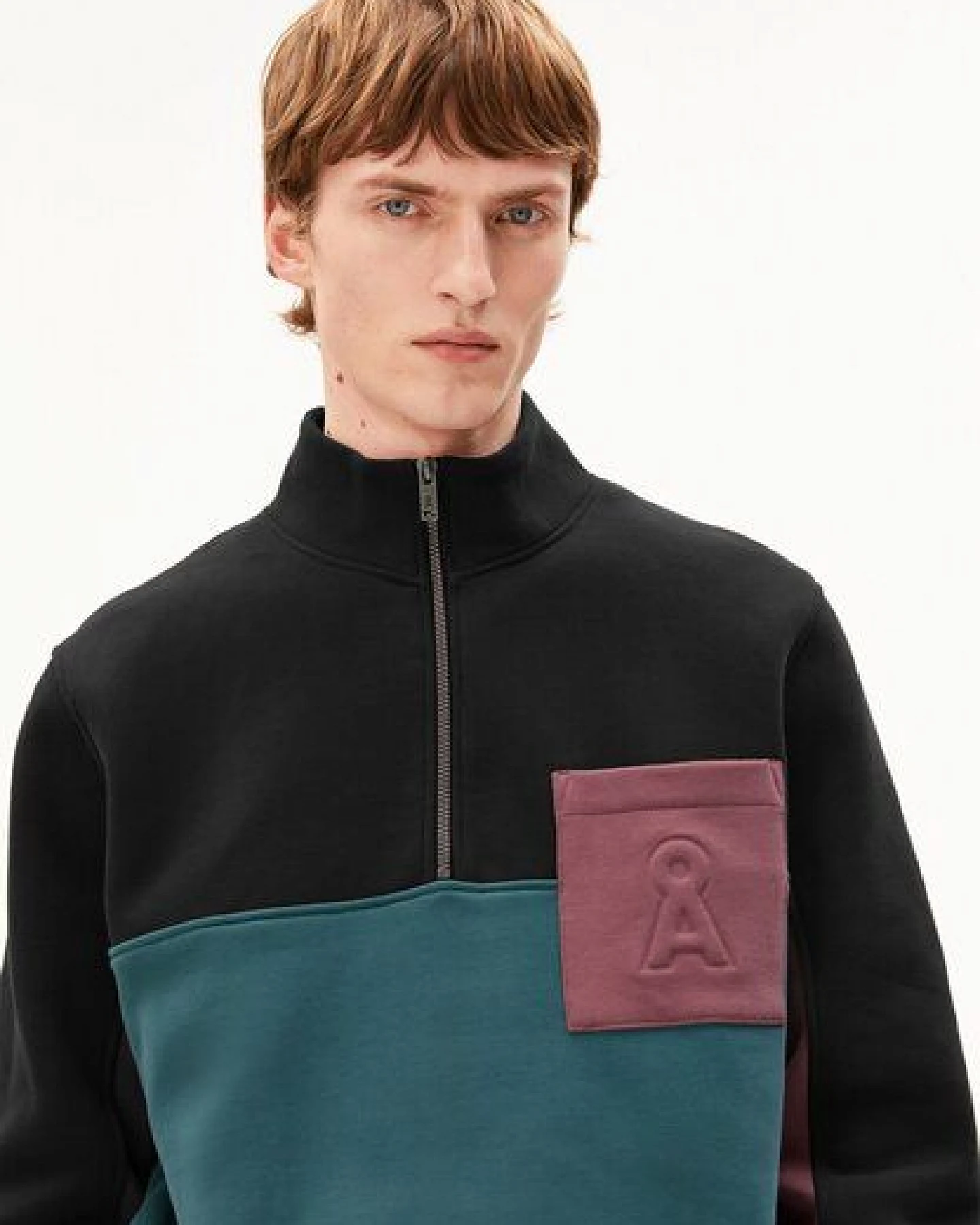 ARMEDANGELS WAARLO COLORBLOCK Herren Sweatshirt aus 100% Bio-Baumwolle – Ansicht 3