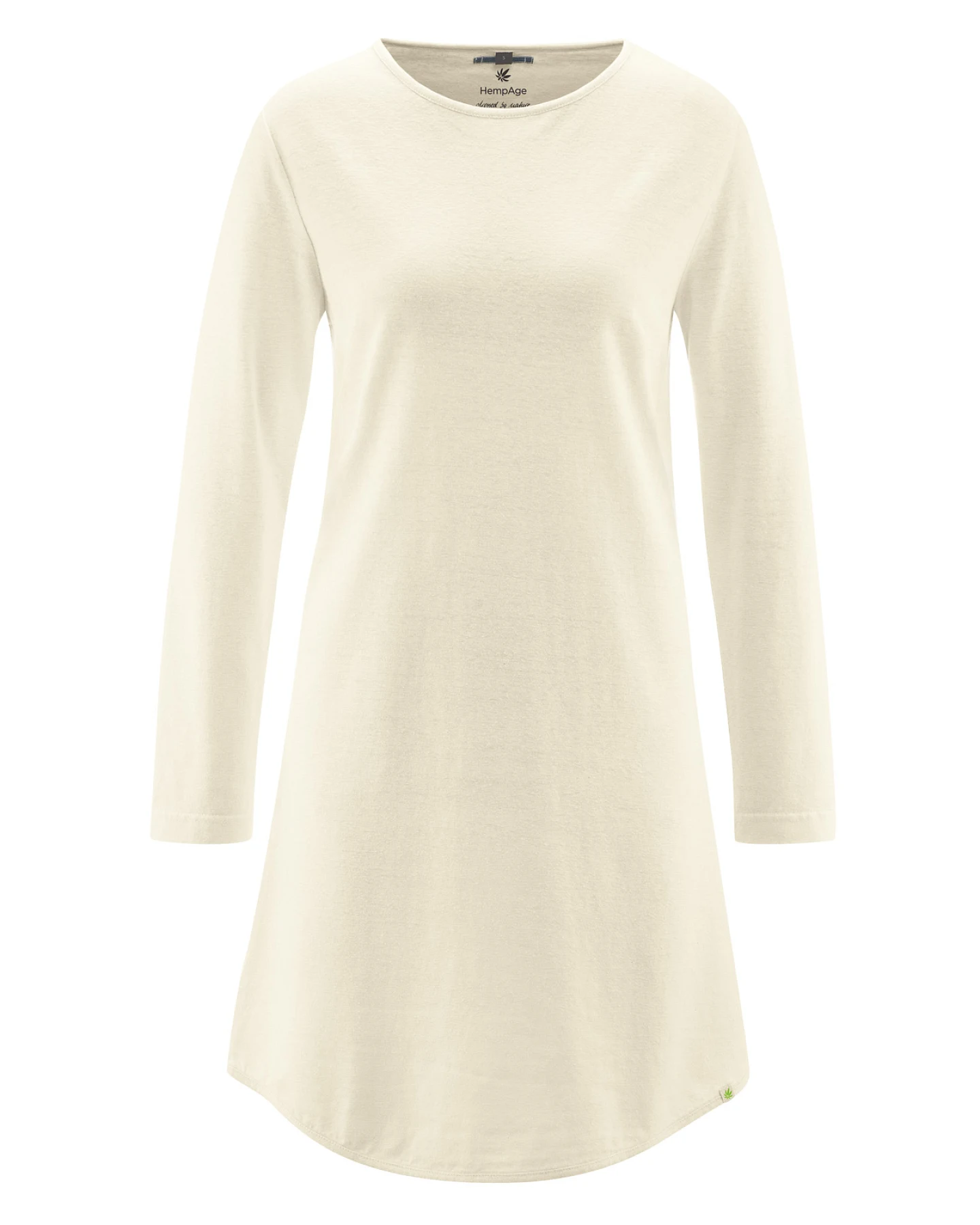 Hempage Damen vegan Nachtkleid Casual Natural – Ansicht 2