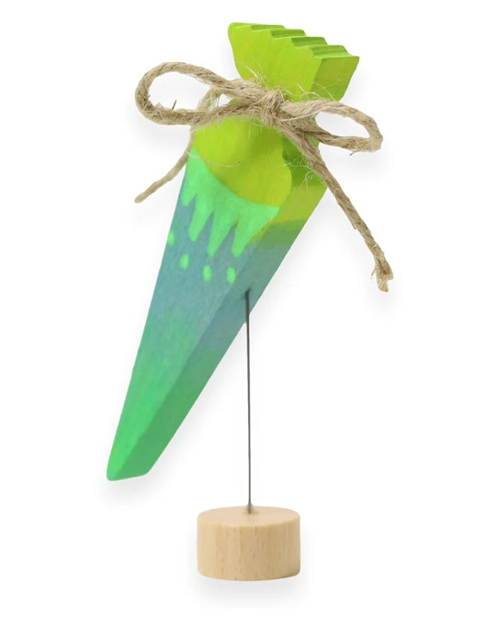 Grimms - Steckfigur Schultüte Neongrün