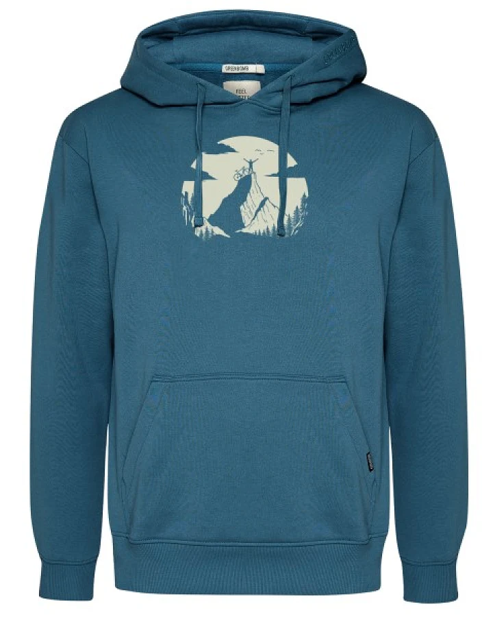 GreenBomb - Nature Clouds Ride Joy Hoodie - Hoodie Gr M blau