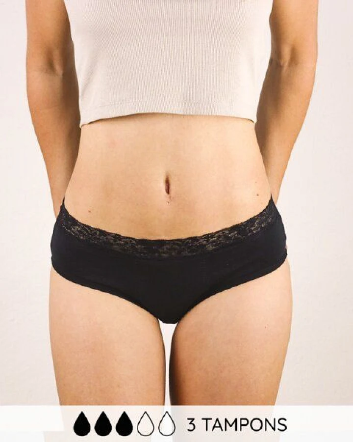 MYLILY Hipster Strong - Periodenunterwäsche mit Bio-Baumwolle ohne Biozide