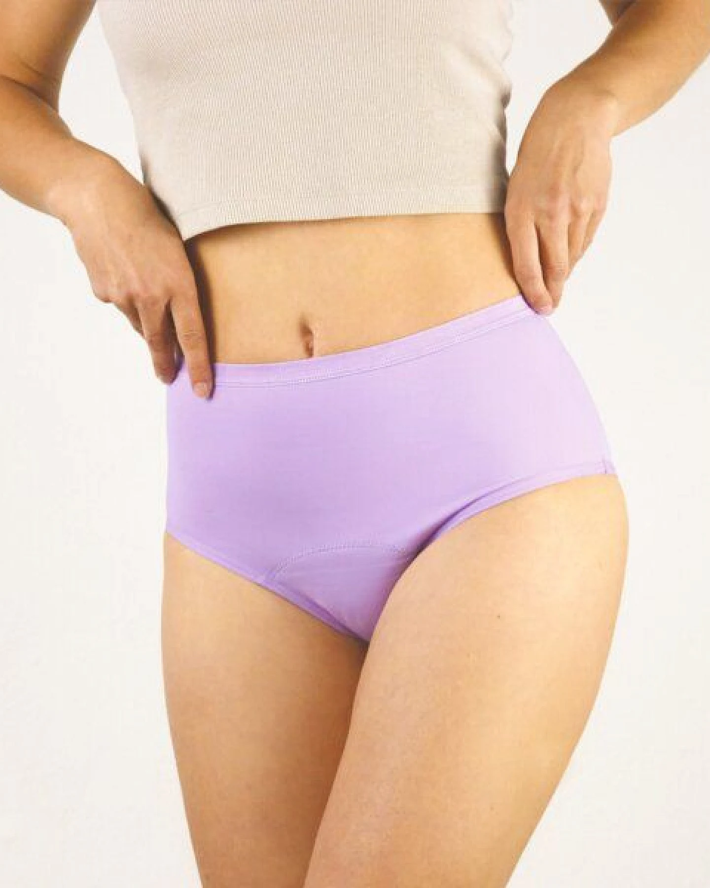 MYLILY High Waist Flieder - Periodenunterwäsche aus Baumwolle – Ansicht 3