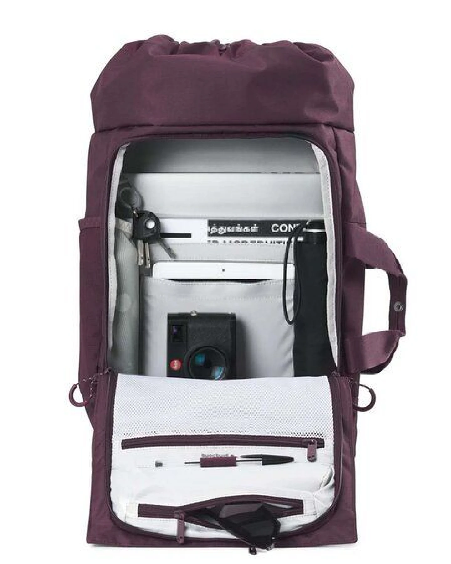 pinqponq Rucksack - Blok Medium - aus recyceltem Polyester – Ansicht 4