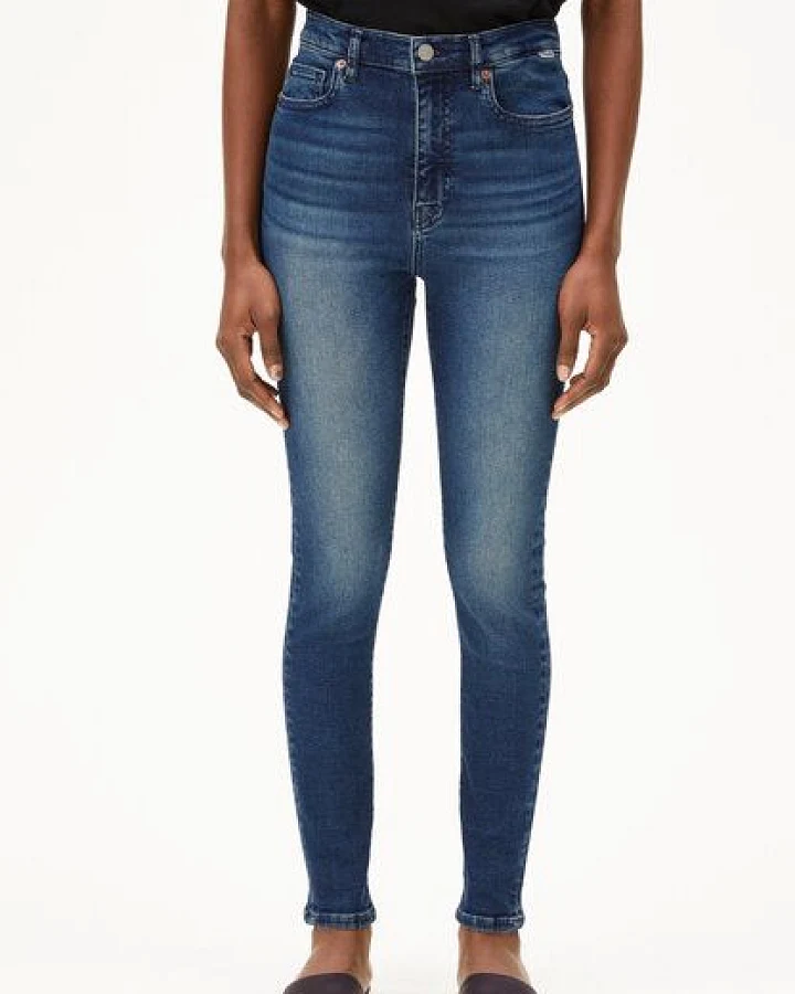 ARMEDANGELS INGAA Damen Skinny Jeans High Waist Bio-Baumwoll Mix X-Stretch