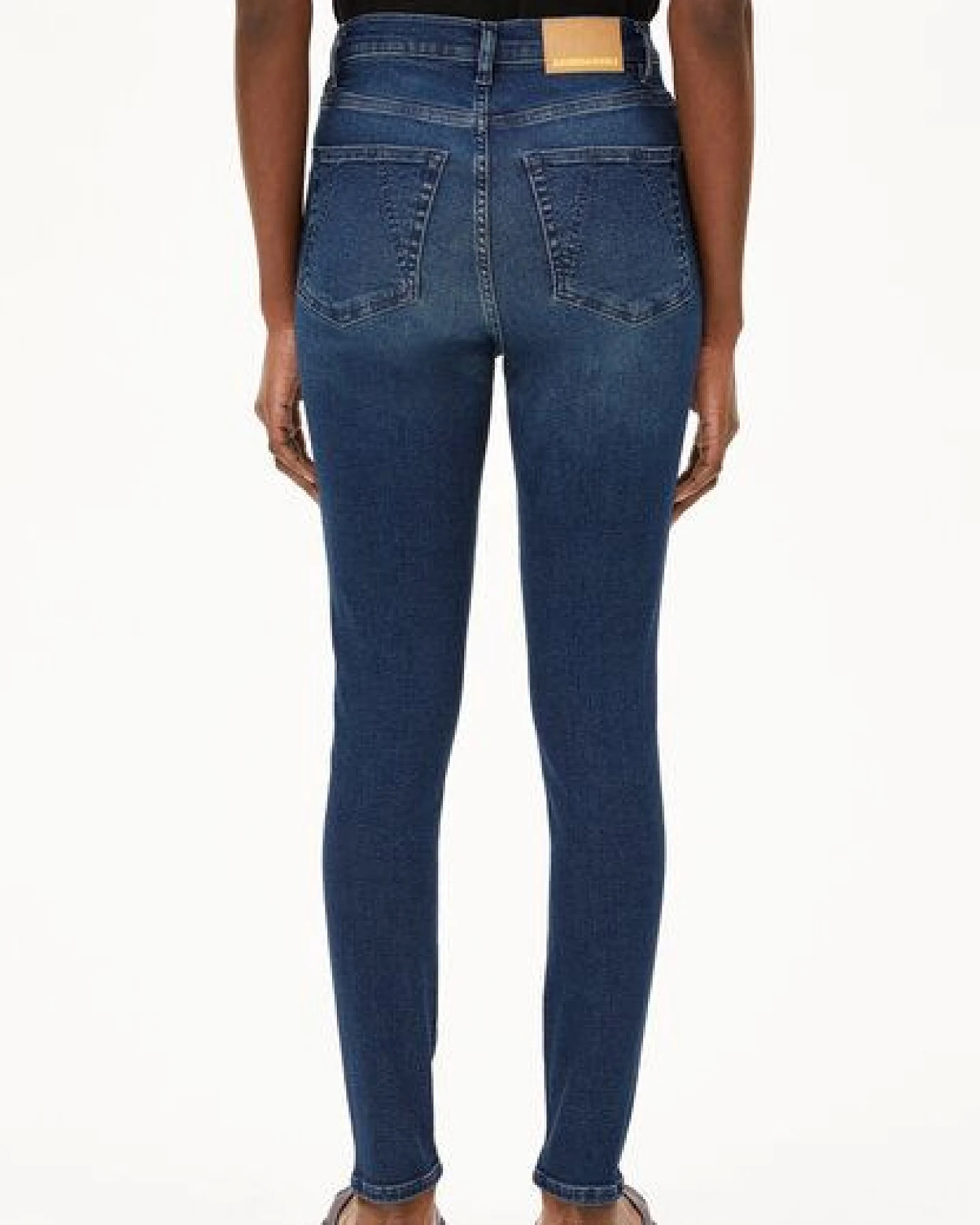 ARMEDANGELS INGAA Damen Skinny Jeans High Waist Bio-Baumwoll Mix X-Stretch – Ansicht 2