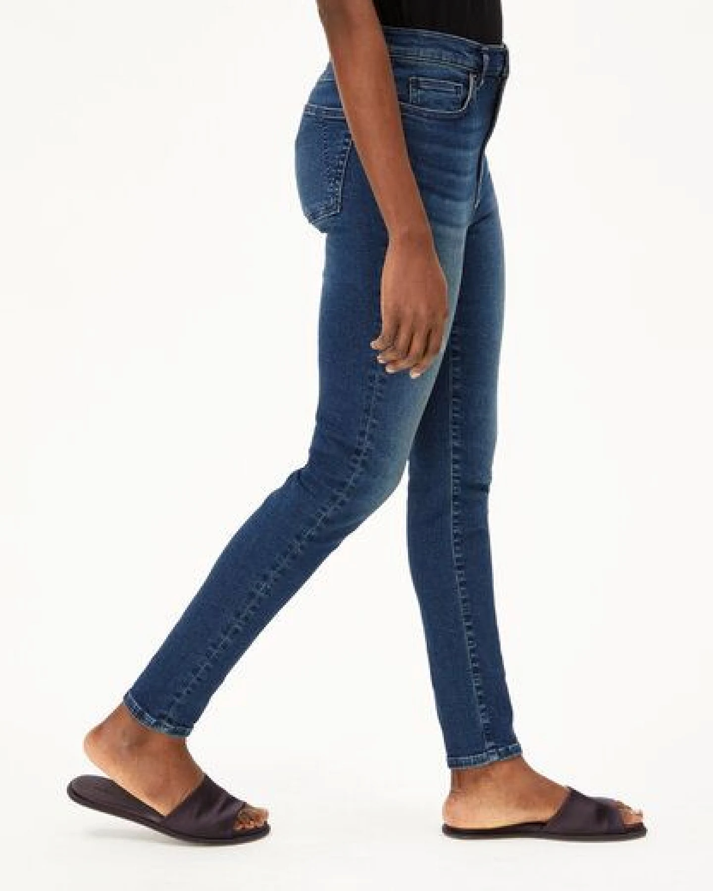 ARMEDANGELS INGAA Damen Skinny Jeans High Waist Bio-Baumwoll Mix X-Stretch – Ansicht 4