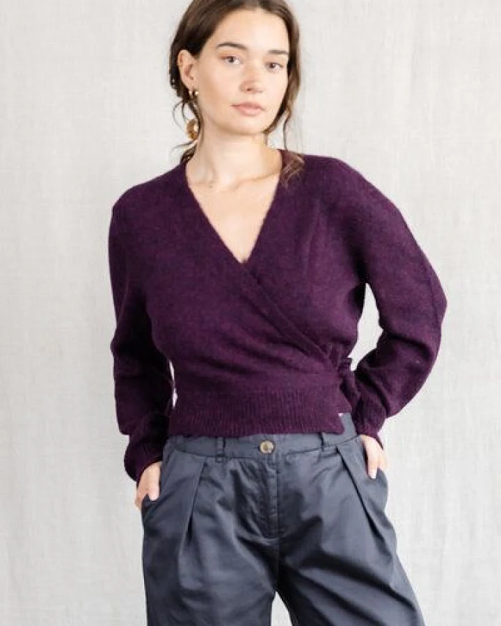 Jyoti - Fair Works Baby-Alpaka Wickelcardigan Abancay