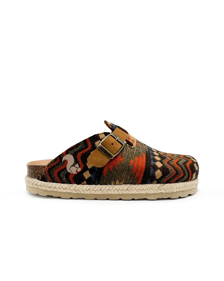 thies Damen vegan Clogs Yosemite Rot/Blau