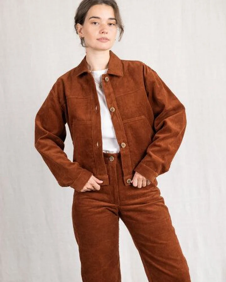 Jyoti - Fair Works Baumwollcord Jacke Nariyal