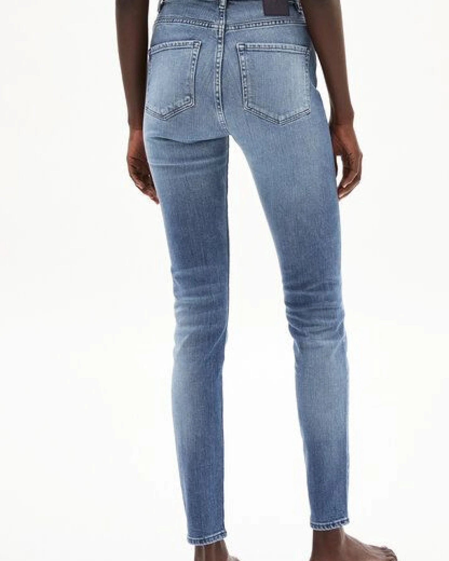 ARMEDANGELS INGAA - Damen Skinny Leg High Waist aus Bio-Baumwoll Mix – Ansicht 2
