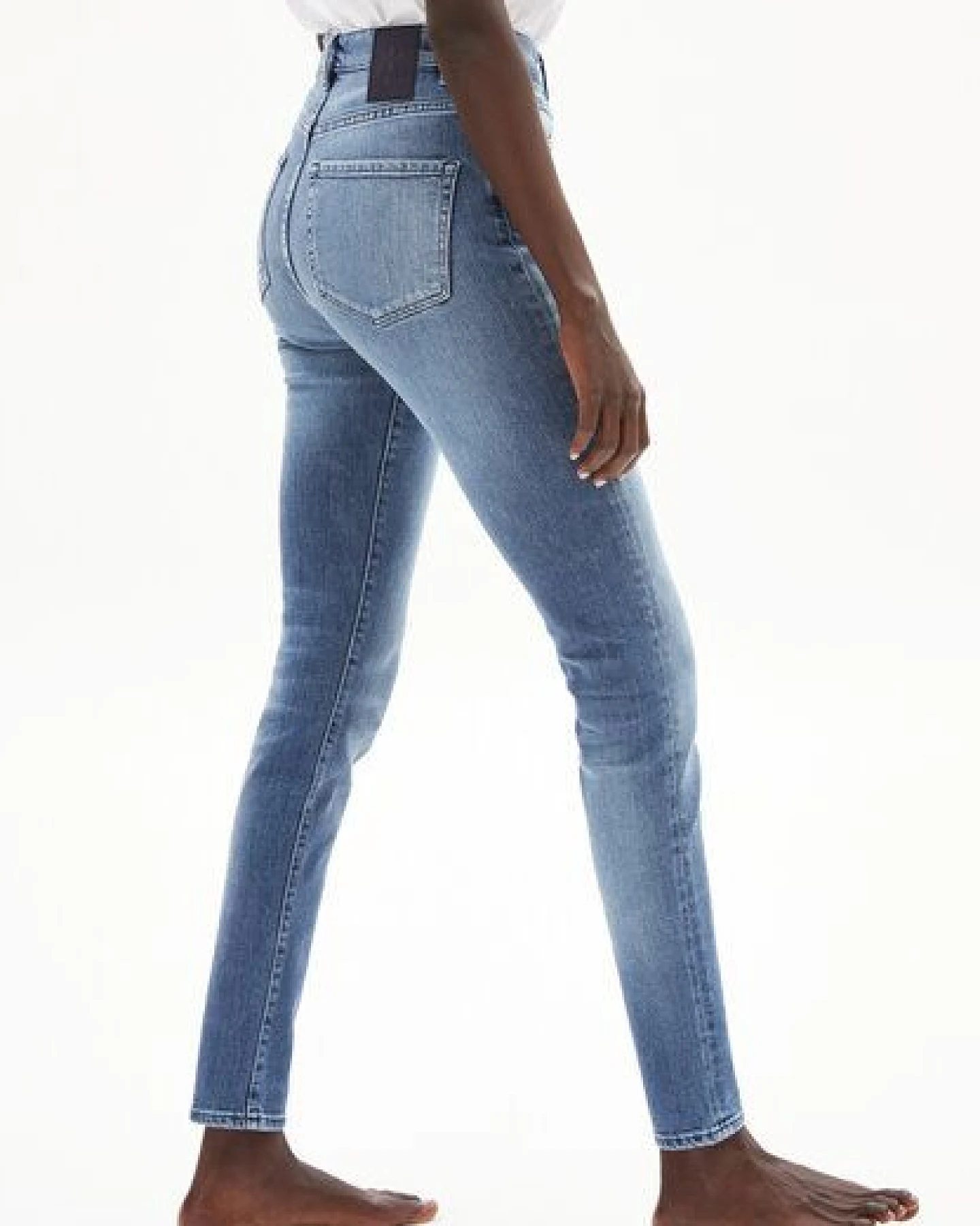 ARMEDANGELS INGAA - Damen Skinny Leg High Waist aus Bio-Baumwoll Mix – Ansicht 4