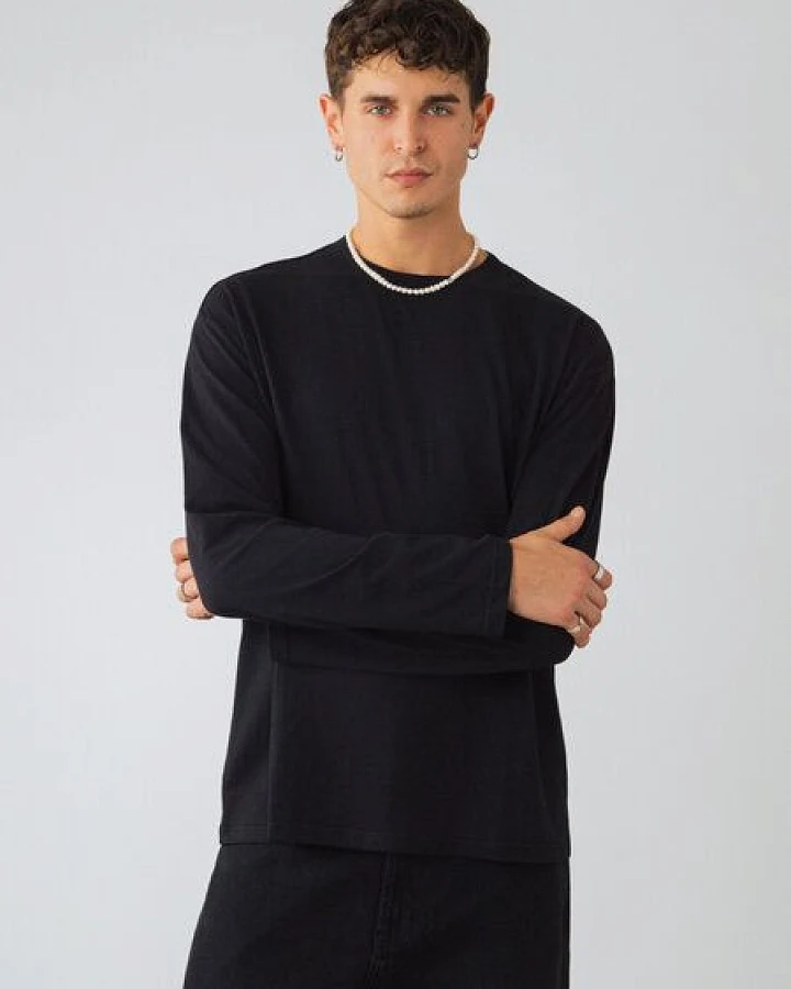 Honest Basics OG Langarmshirt aus Bio- und recycelter Baumwolle