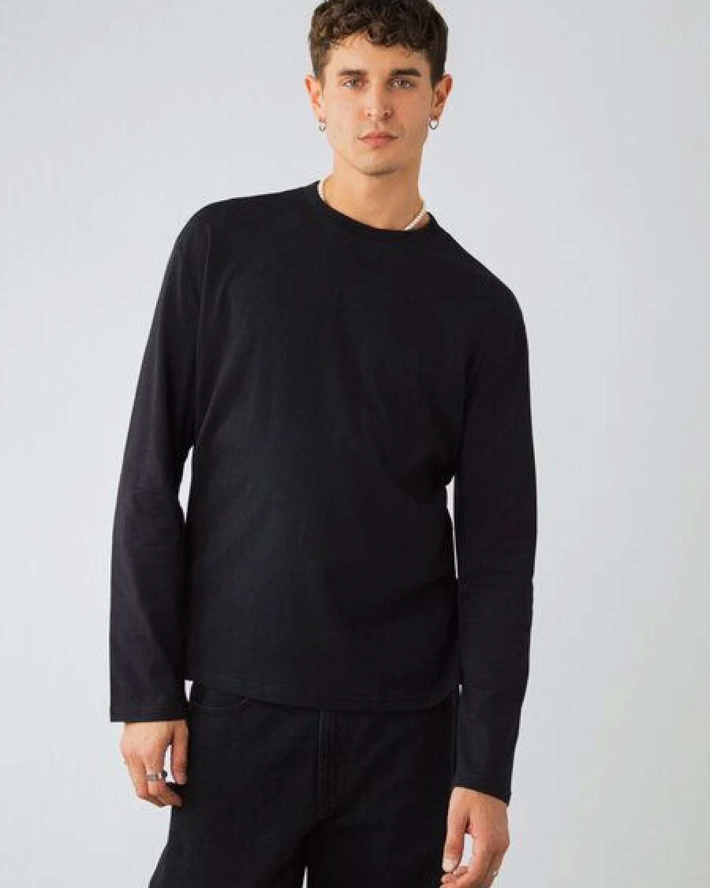 Honest Basics OG Langarmshirt aus Bio- und recycelter Baumwolle – Ansicht 3