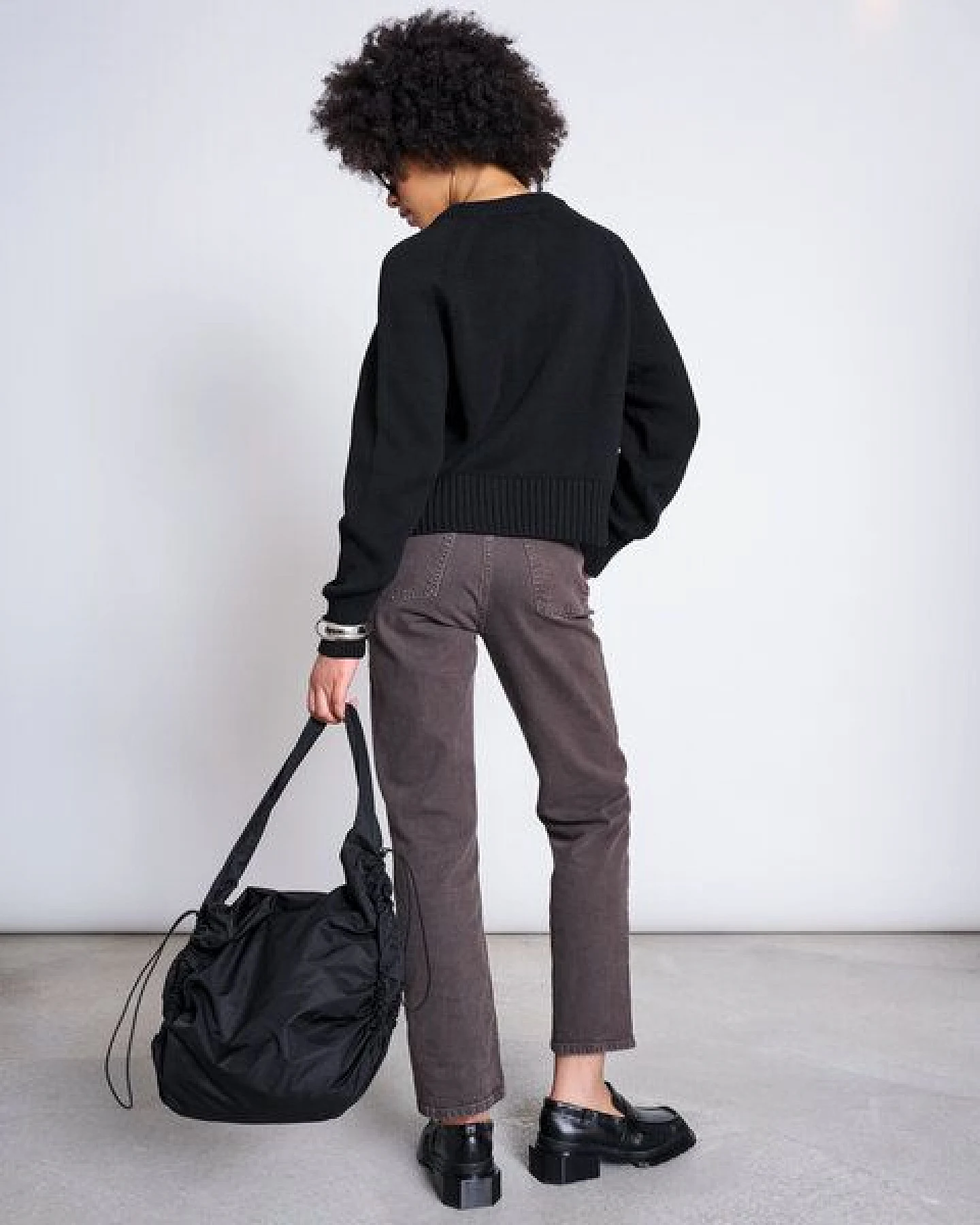JAN N JUNE Strickjacke Crewneck SIVIA GOTS – Ansicht 4
