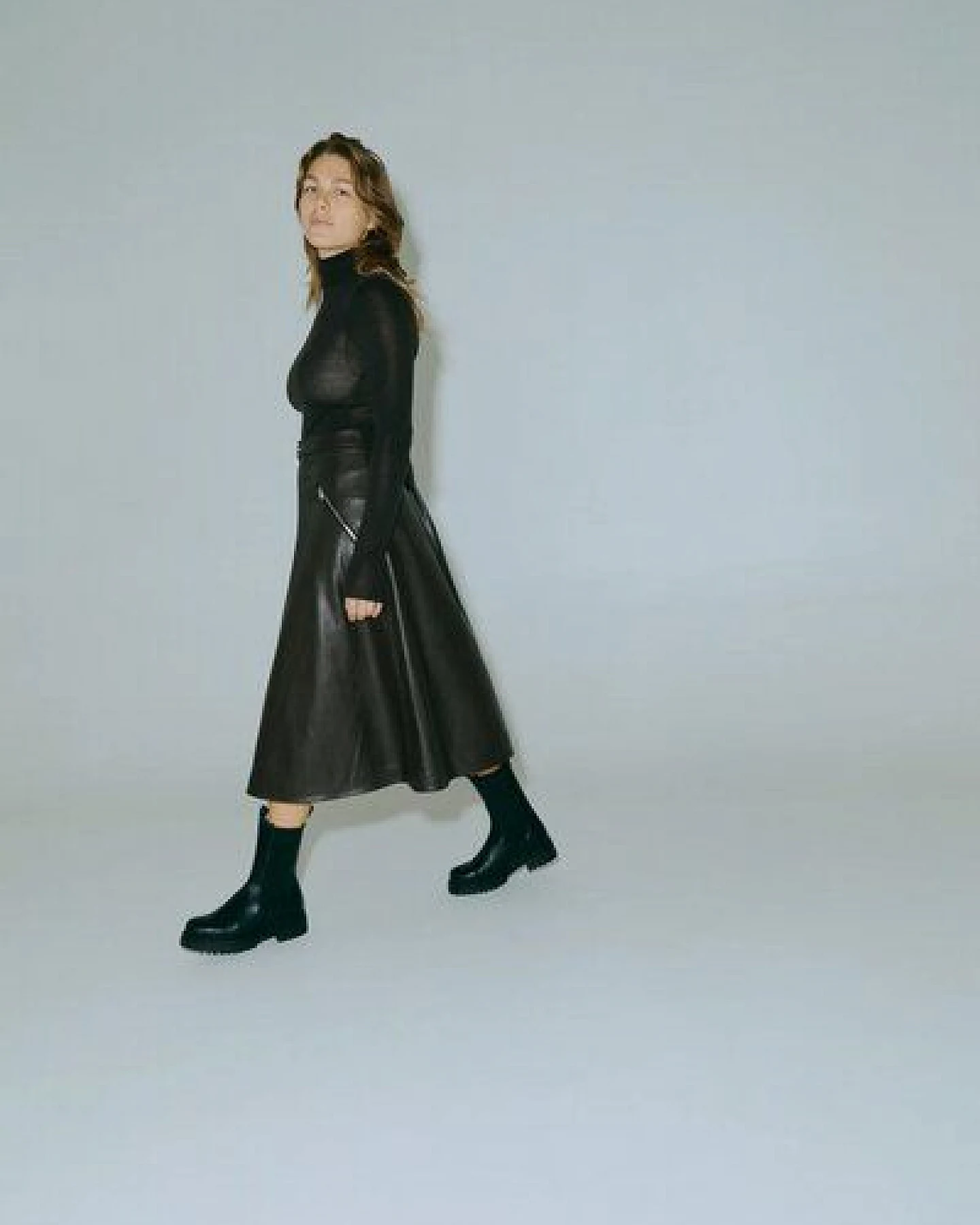 Jutelaune Alberta Black Chelsea High Boots – Ansicht 3