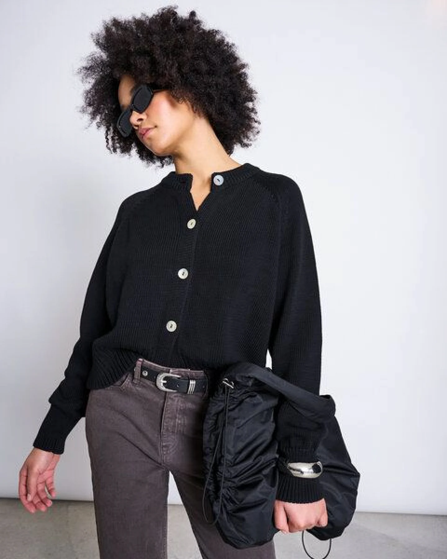 JAN N JUNE Strickjacke Crewneck SIVIA GOTS – Ansicht 2