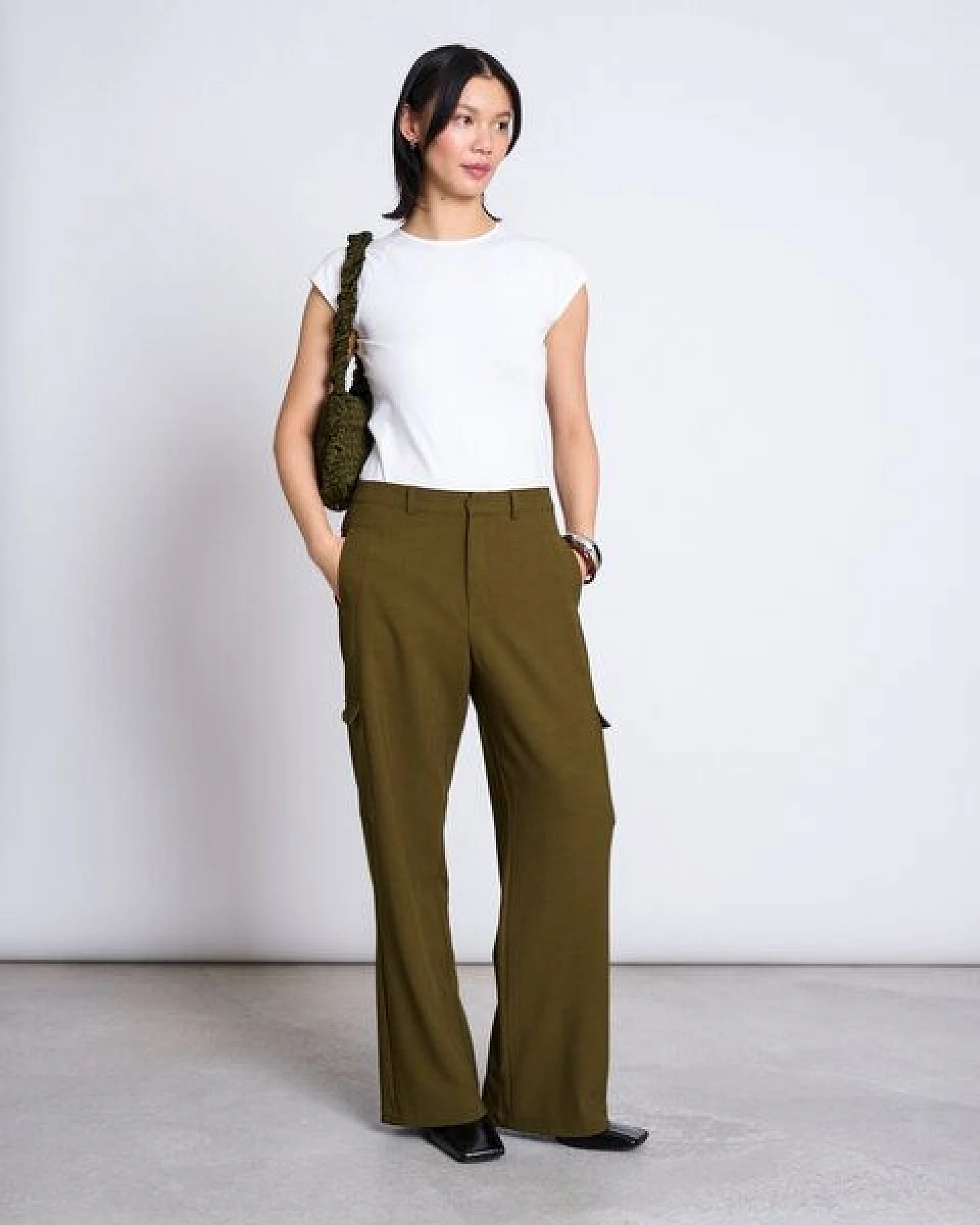 JAN N JUNE Cargohose FANO mit weitem Bein – Ansicht 3