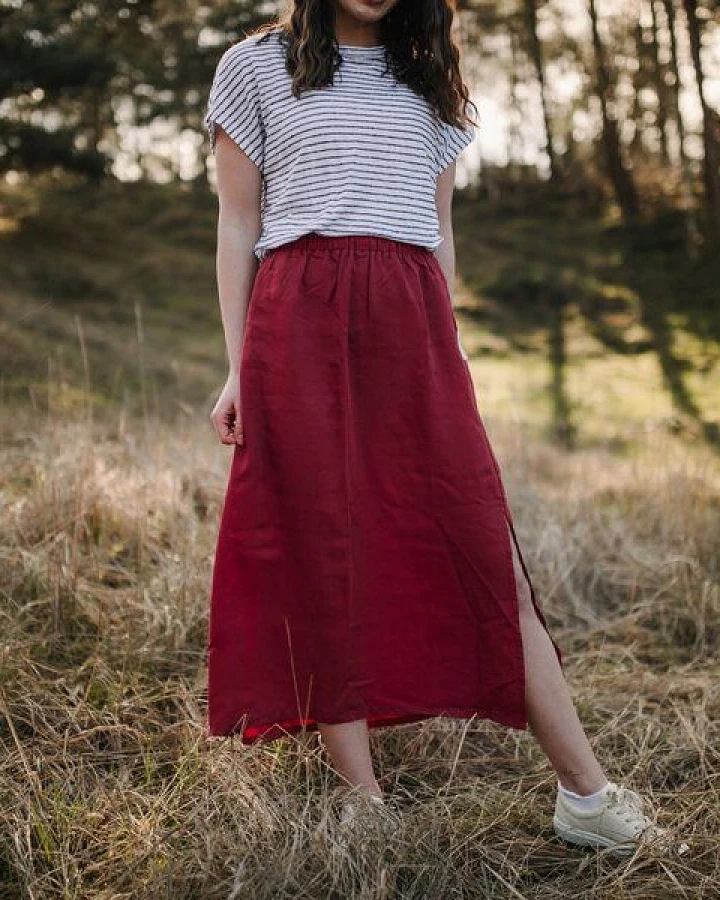 NORDLICHT Langer Rock Marit aus 100% Tencel