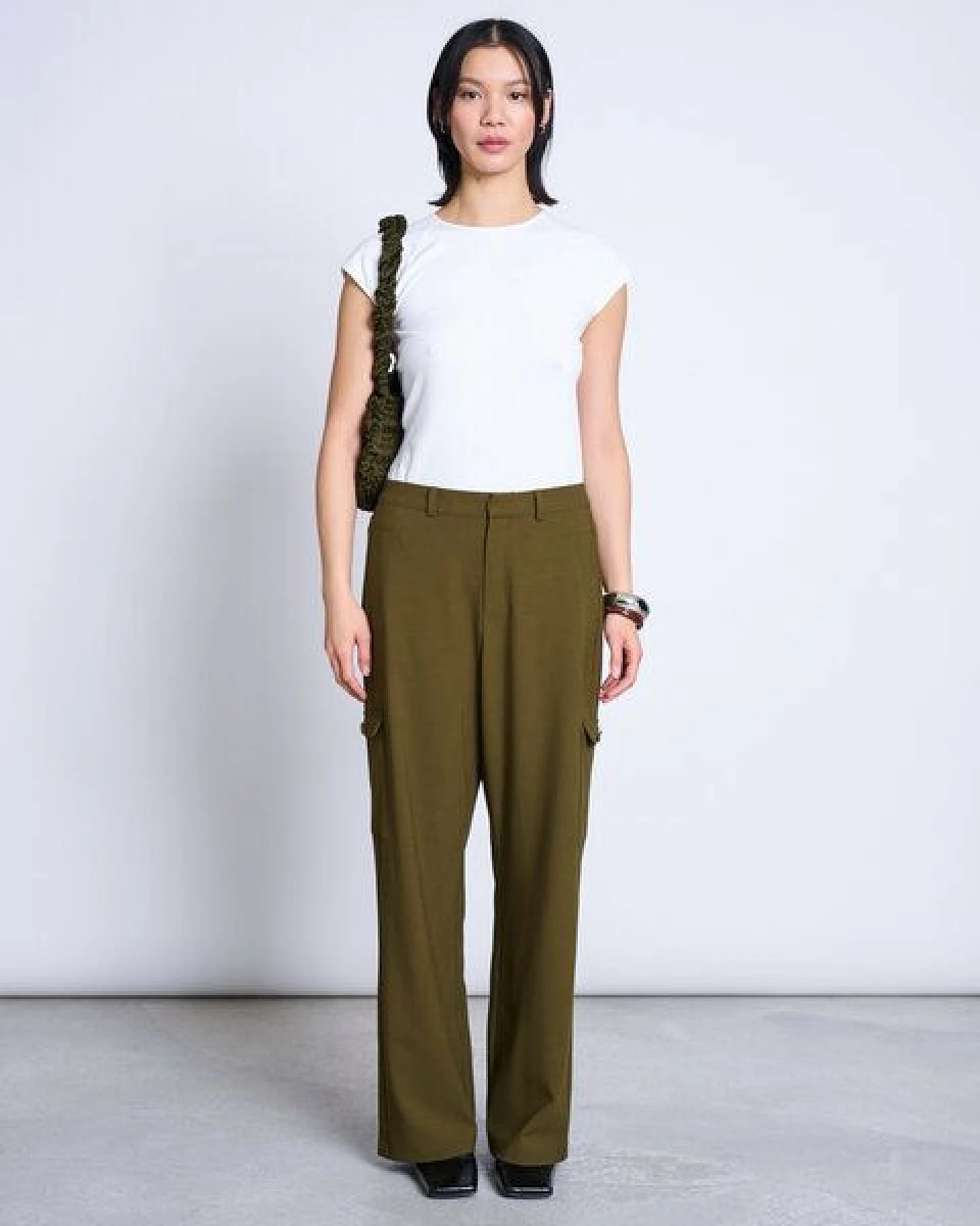 JAN N JUNE Cargohose FANO mit weitem Bein – Ansicht 2