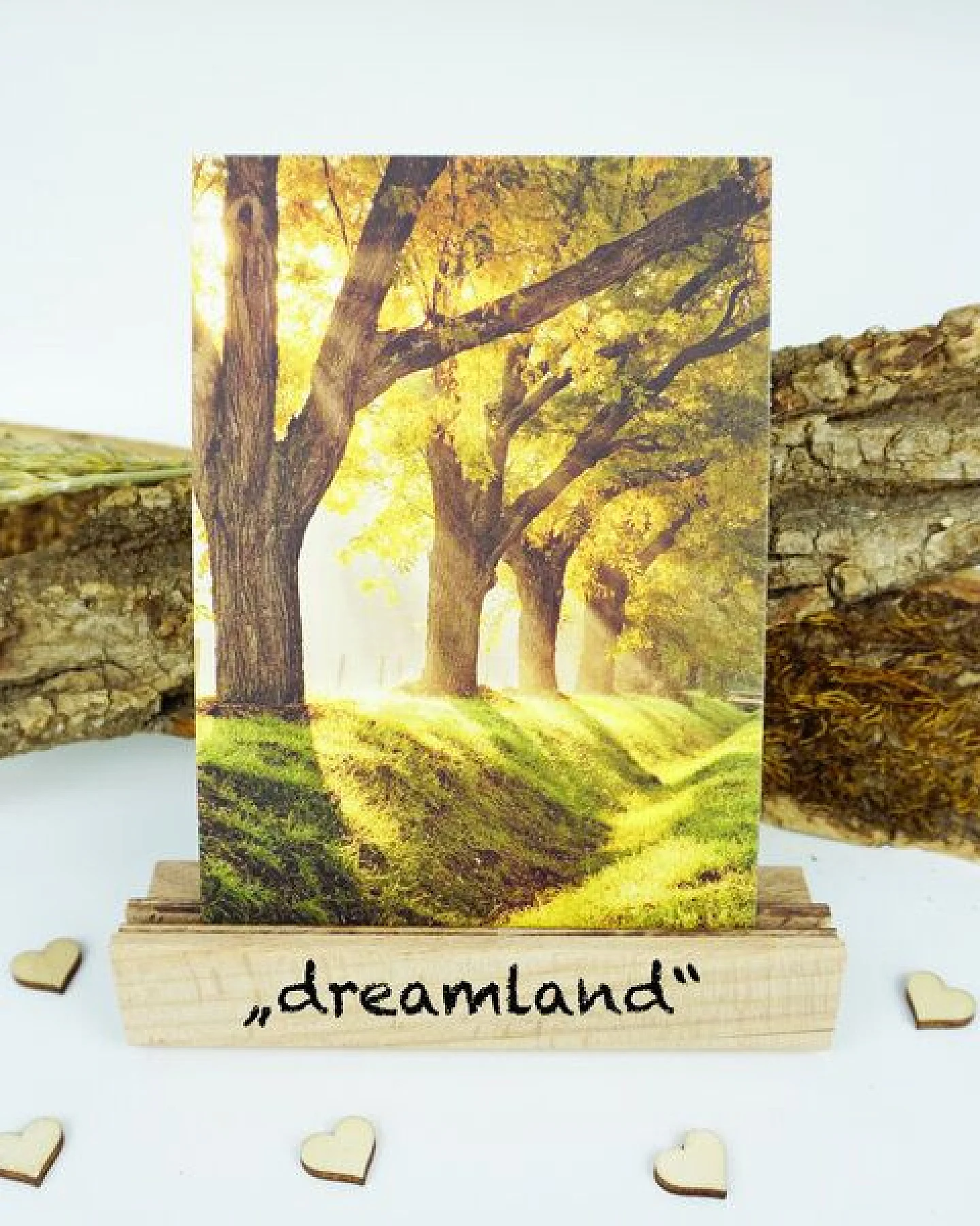 Burst Design Postkarten/ Geschenkkarten/ Fotokarten (gedruckt auf Naturpapier) – Ansicht 2