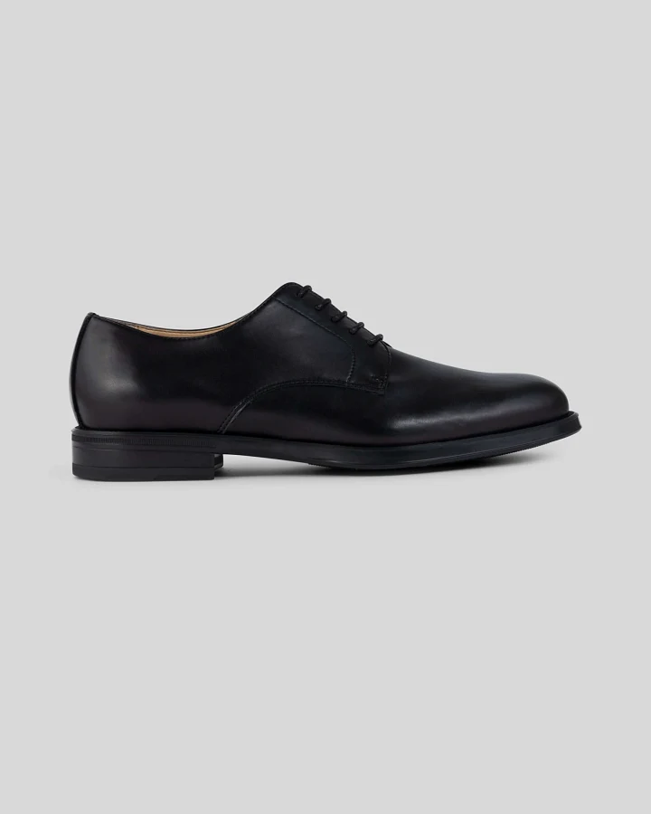 Solari Milano Herren vegan Derby Schuhe Derby Man Schwarz