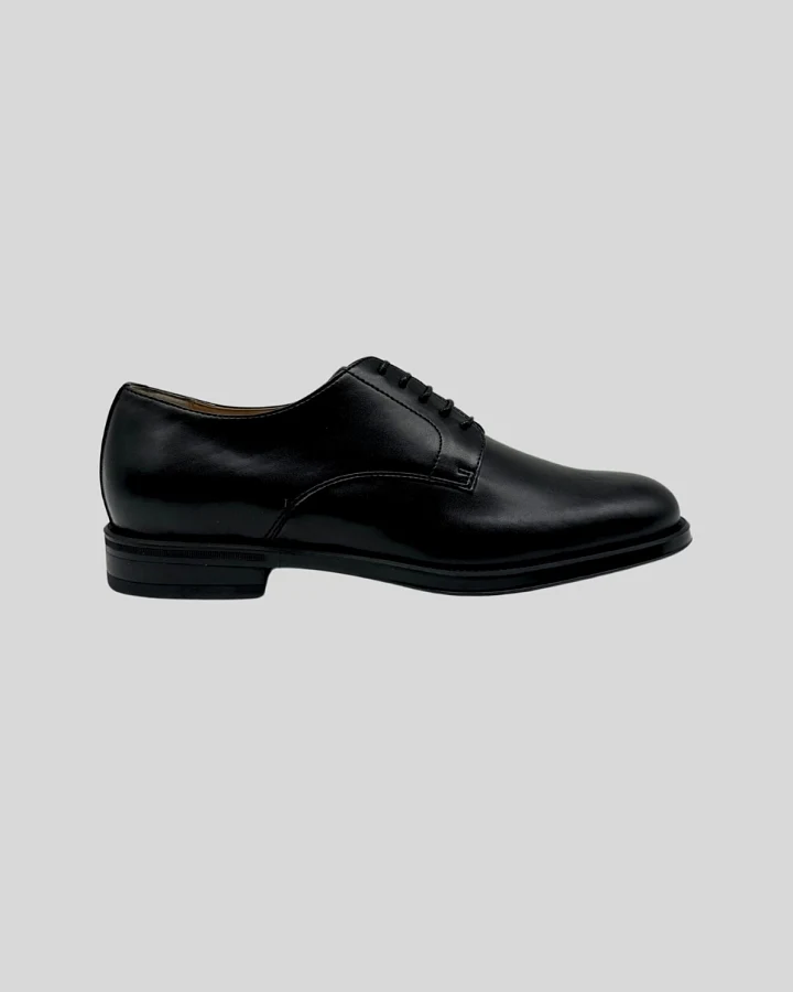 Solari Milano Damen vegan Derby Schuhe Schwarz