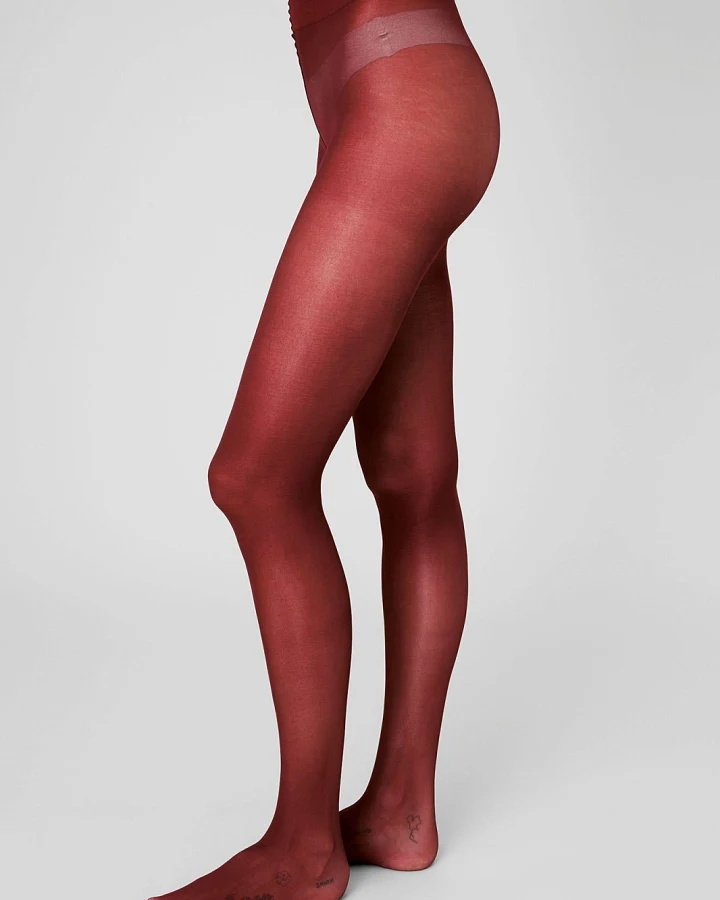 Swedish Stockings Damen vegan Strumpfhose Nora Perfect Everyday Rotwein