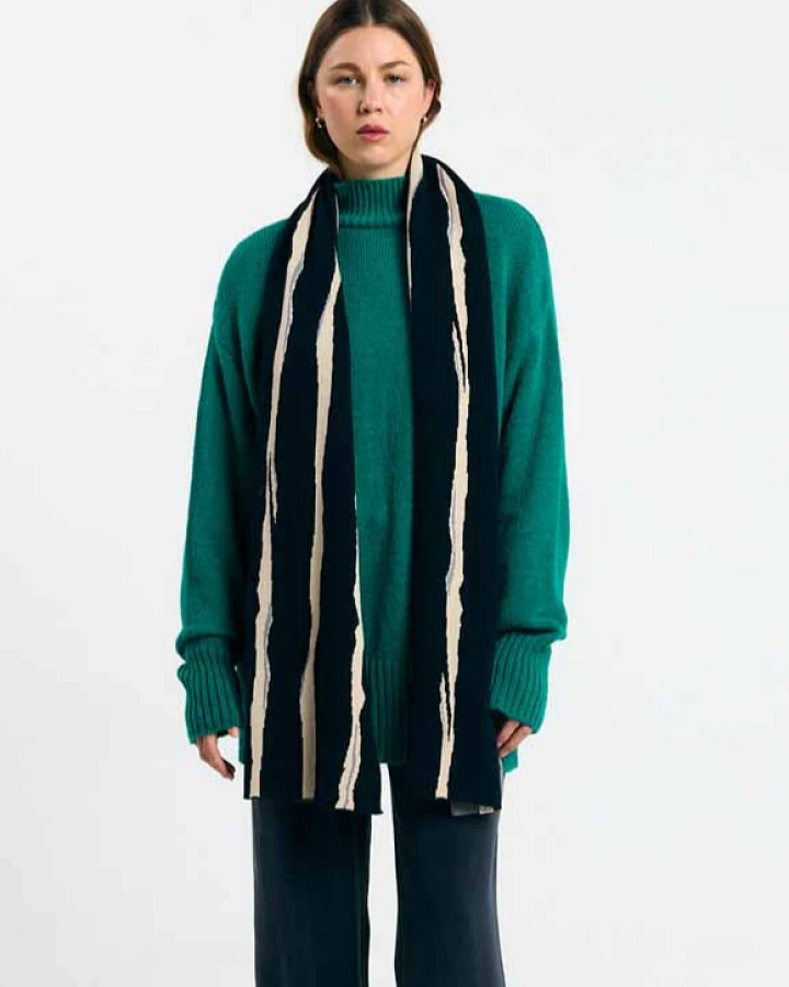 SUITE13LAB Damen vegan Schal London Print Von Flysch