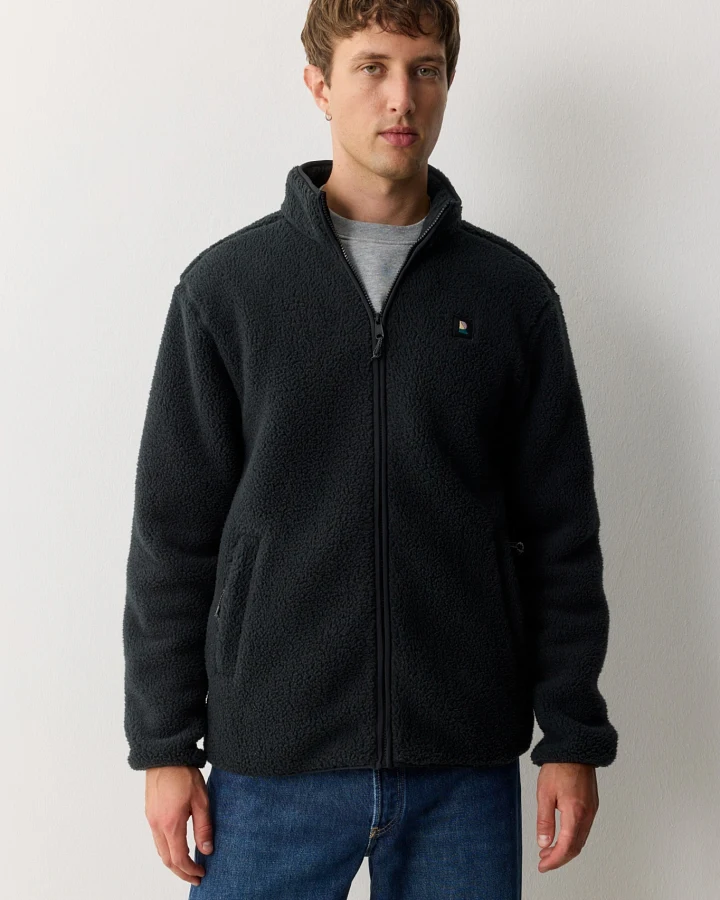 Recolution Herren vegan Jacken-Spindel Schwarz