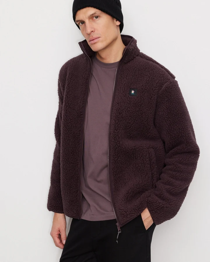 Recolution Herren vegan Jacke Spindle In Dark Grape