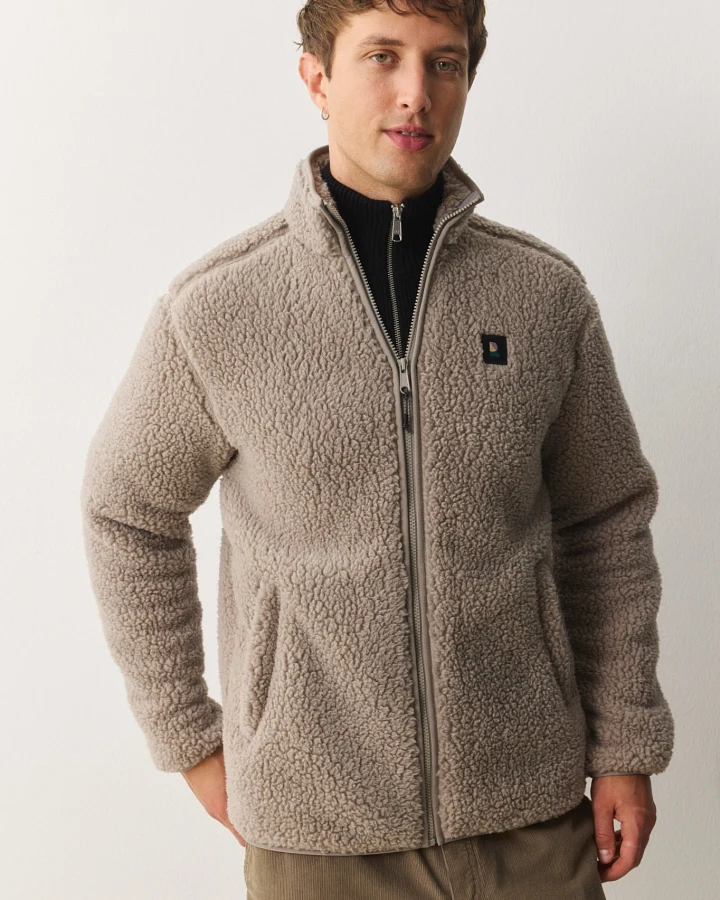 Recolution Herren vegan Jacke Spindle Haselnussbraun