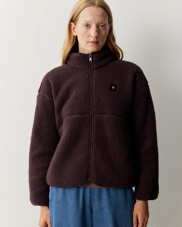Recolution Damen vegan Jacke Fortunella Dark Grape