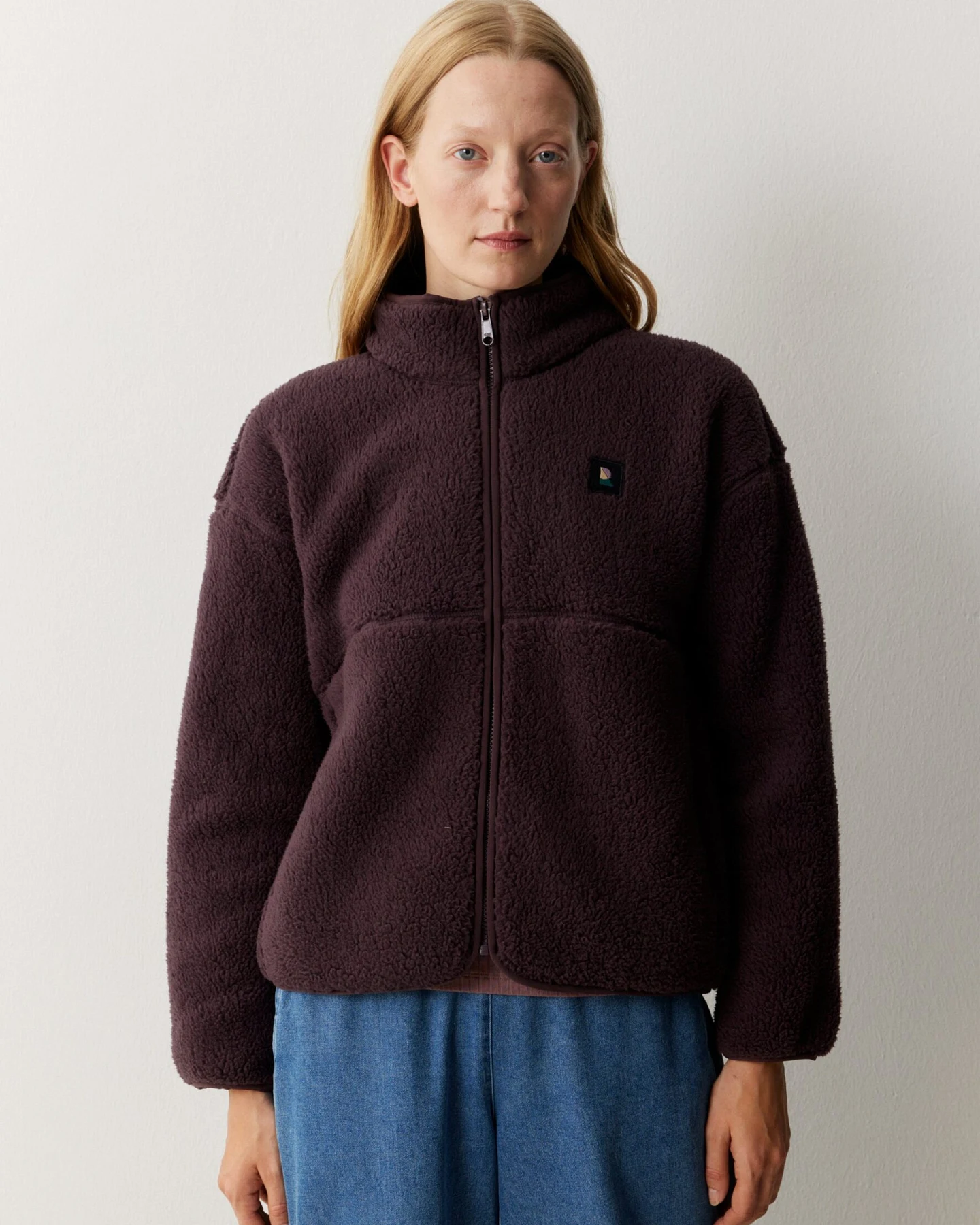 Recolution Damen vegan Jacke Fortunella Dark Grape – Ansicht 2