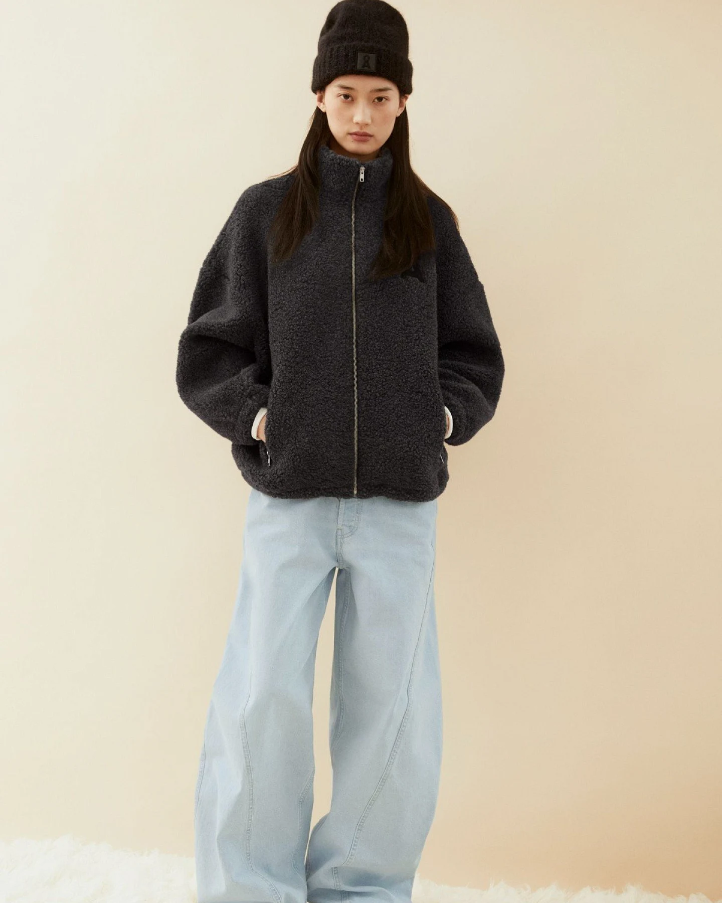 Jacke Wollmix Fleece – Ansicht 6