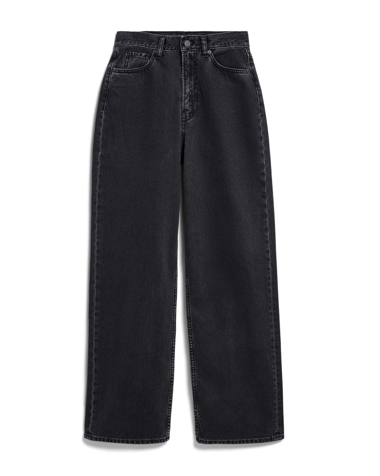 Jeans Enijaa High Waist Wide Ebony Black – Ansicht 6