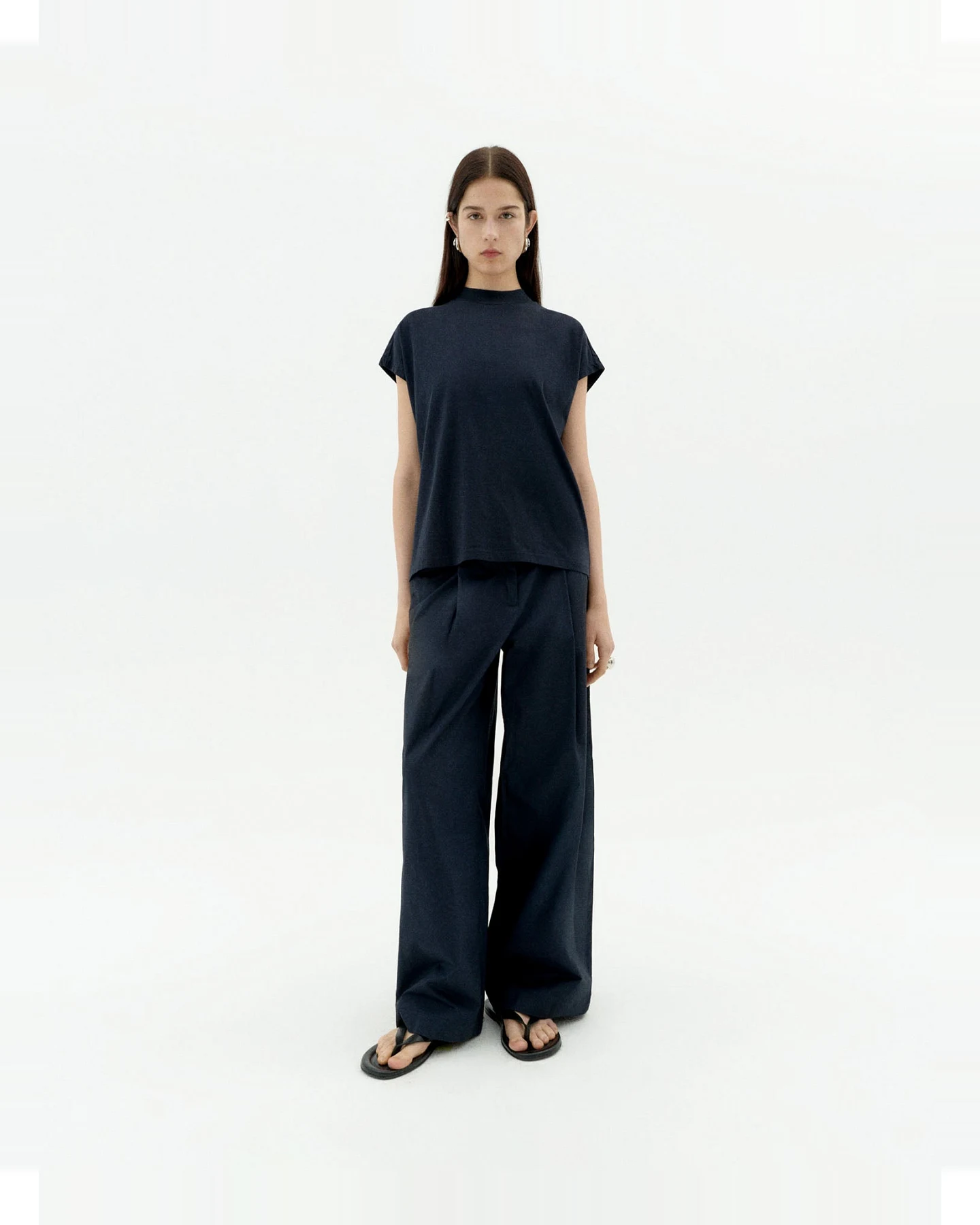 Thinking MU Damen vegan T-Shirt Volta Navy – Ansicht 2