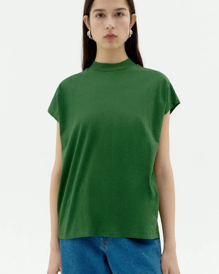 Thinking MU Damen vegan T-Shirt Basic Volta Grün