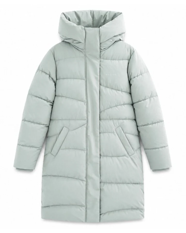 Mazine - Women's Waves Quilt Puffer Coat - Mantel Gr L grau