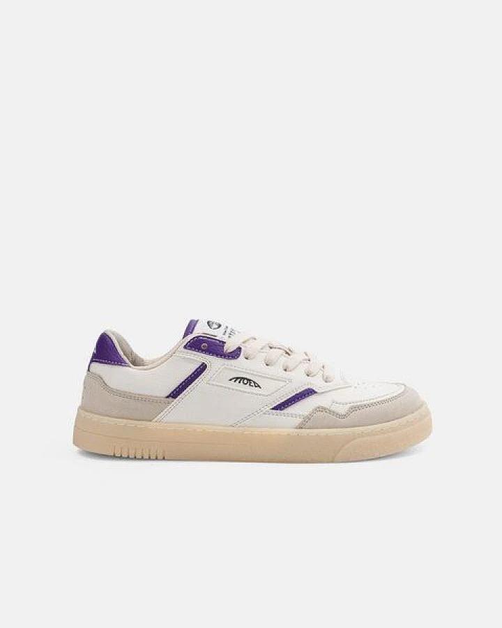 MoEa Sneakers Origin Low - Beige & Purple - Orange