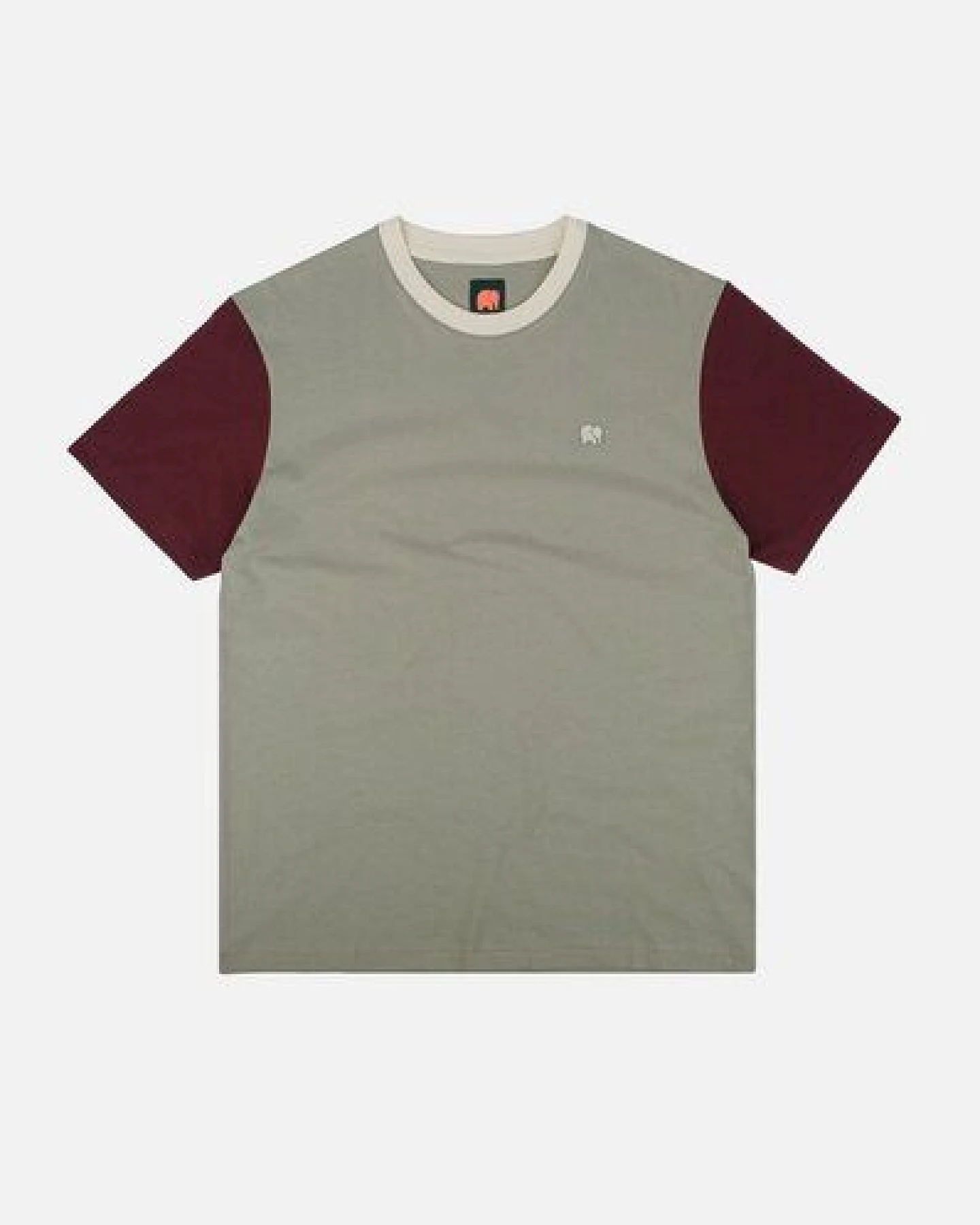 Trendsplant Color Block T-Shirt Iron Veil – Ansicht 2