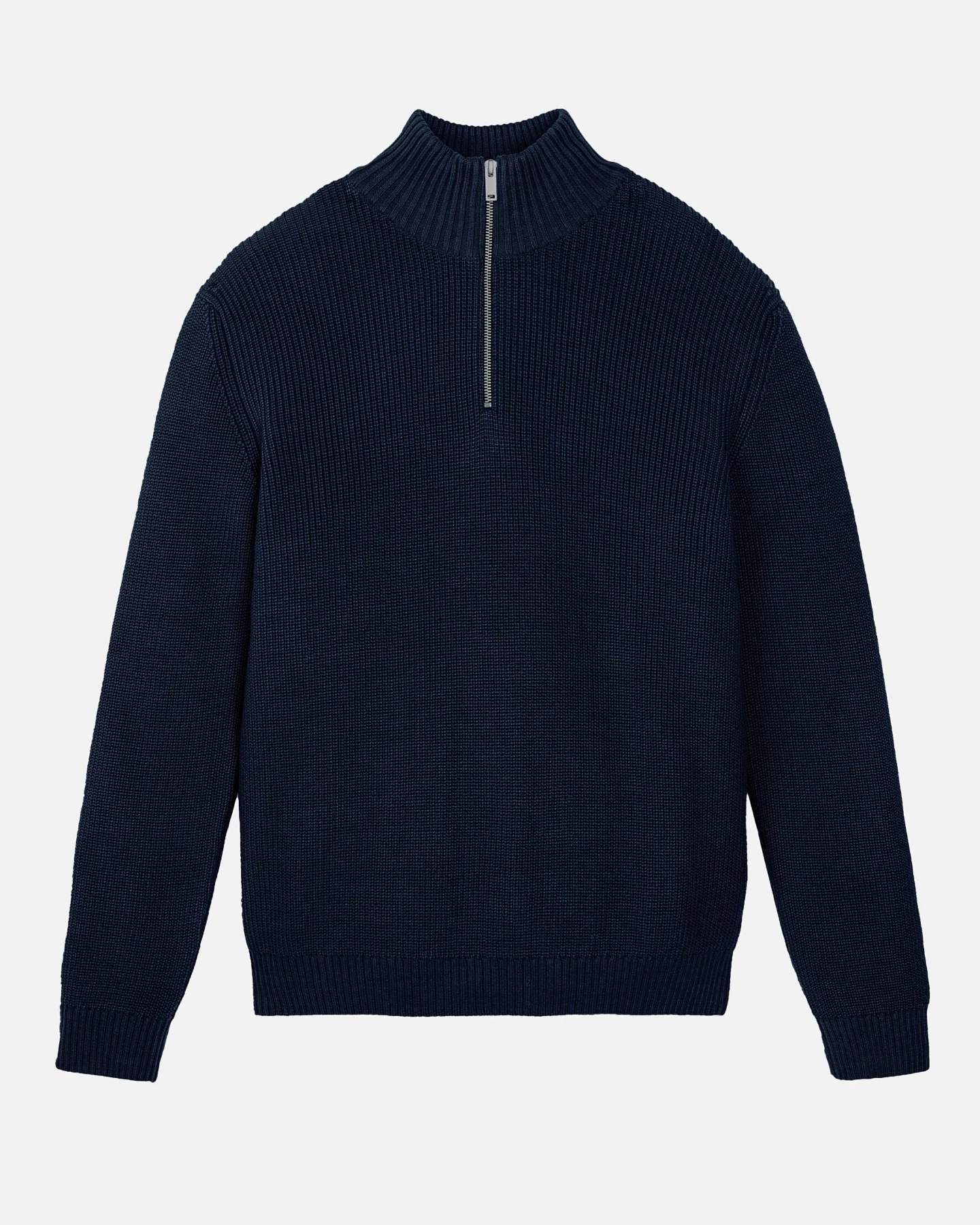 Recolution Herren vegan Pullover Stricken Helantium Dark Navy – Ansicht 2