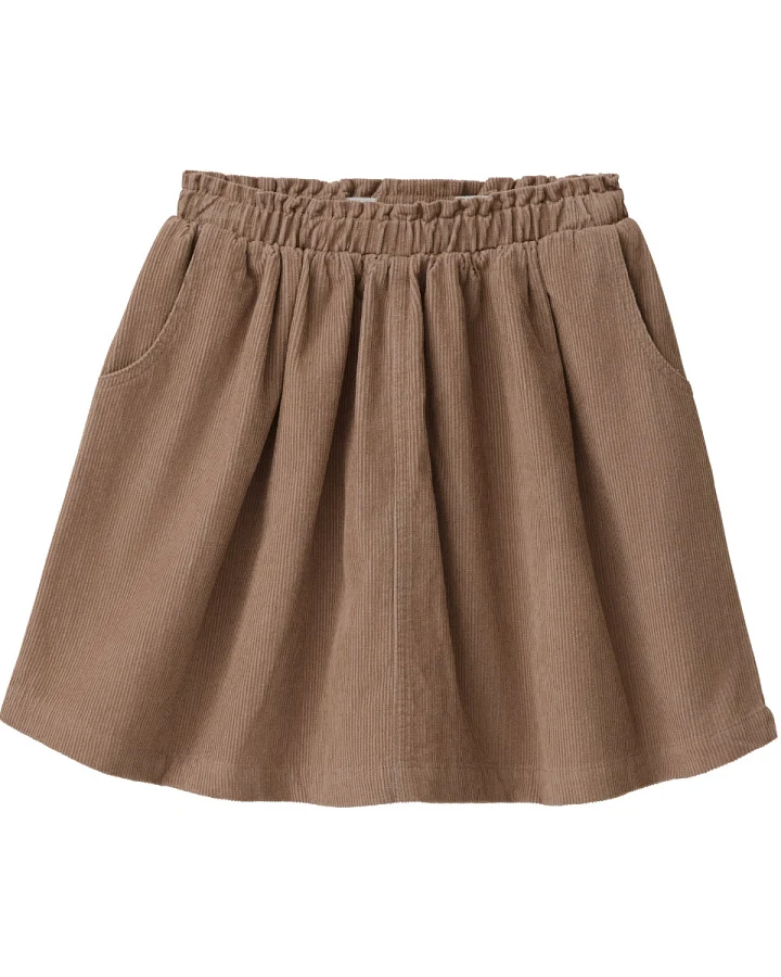 Produktseite: People Wear Organic - Kord-Rock dunkelsand