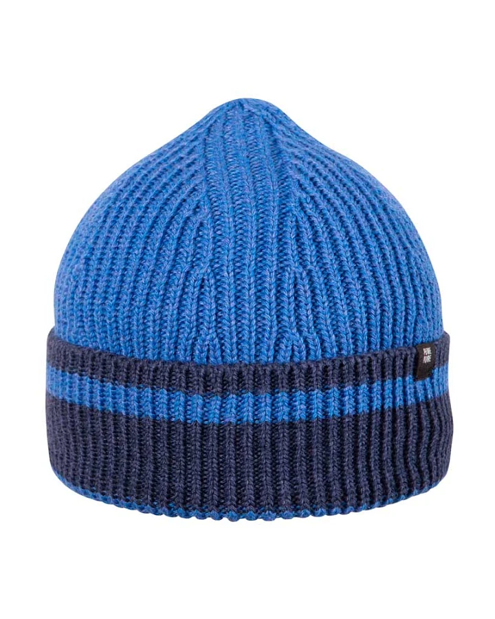 Pure Pure by Bauer - Mini Strickmütze mit Merinowolle-Seide bright-blue