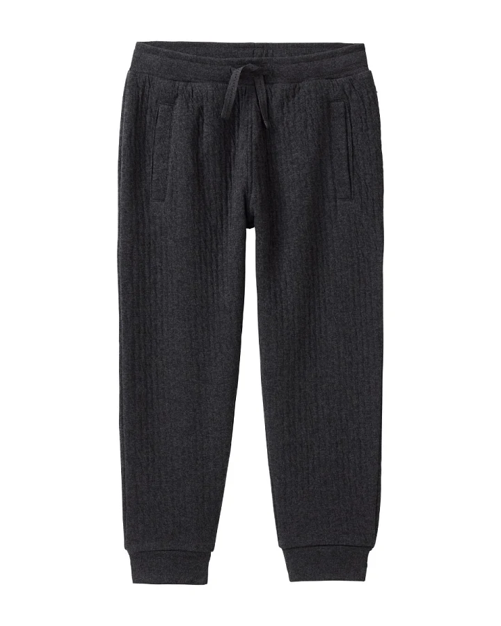 People Wear Organic - Sweat-Hose "Double" anthrazit mélange